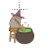 Pusheen Witch Cat left select.ani Preview