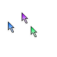 Blended-Mouse Pointers Cursors