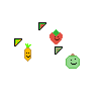 Fruit Mouse Cursor Happy Fruits and Vegetables Cursors