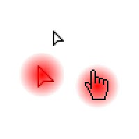 Rainbow Glow Cursors