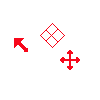 red mouse set Cursors