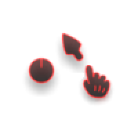 red transparent Cursors