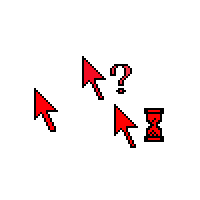Red Set Cursors