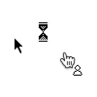 Retro Pointer The retro 2000s Cursors