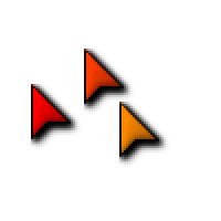 Shadow Icon Cursor warm color Shadow Cursors