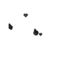 Triangular Courser Dark Small - Dark Version Cursors