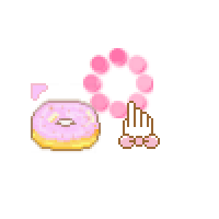 Super Pink Donut Cursors