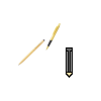 Authentic Pen Cursor gold pen with two popular pencils Cursors
