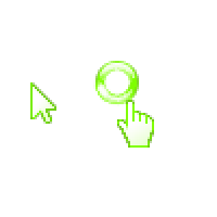 Windows 7 Infernal Heavy Green-Yellow Edit Cursors