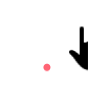 Windows 11 Fluent Dark Regular Red Edit Cursors