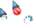 Design44 twoLine-Blue Cursor Set thumbnail