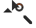 Dark Gray Orange StreetLight Edit Cursor Set thumbnail
