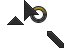 Dark Gray Yellow StreetLight Edit Cursor Set thumbnail