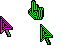 Green illusion Cursor Set thumbnail