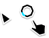 Low Poly Black With Shadow Cursor Set thumbnail
