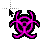 biohazard pink.cur Preview