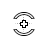 Half circle + Cross (inverted).cur Preview