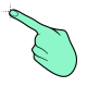 Green Hand Rock On Animated--cursor--SweezyCursors (2).ani 200% version