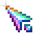 Rainbow Cursor.cur HD version
