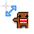 Domo diagonal resize 2.cur Preview