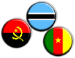 African Flag Buttons Icon Set thumbnail