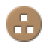 Brown Coloured Brick Button.ico Preview