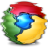 extreme old Google Chrome 3D logo static  .ico Preview
