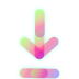 Rainbow Downloads Cool White Glow.png Preview