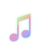 Rainbow Music Cool White Glow.png Preview