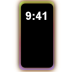 Rainbow Mobile Phone Warm White Glow.png