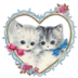 Heart Grey Kitten.ico Preview
