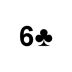 Playing Card Six of Clubs.png Preview